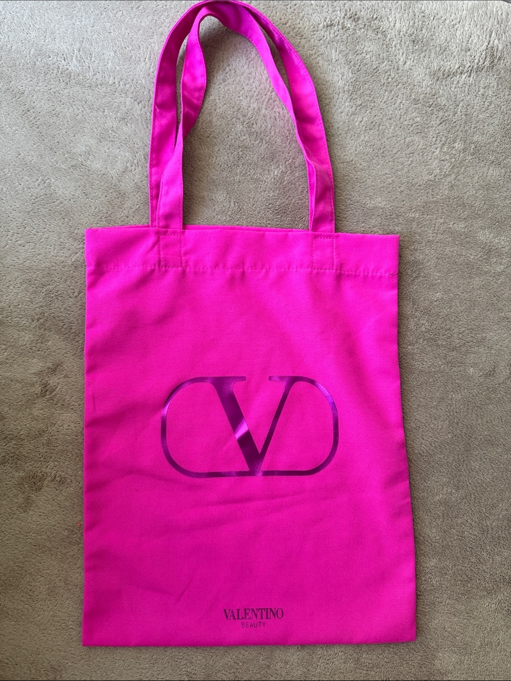 Pink Valentino Beauty Tote Bag